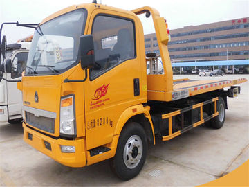 China 4X2 kleine Flatbed Slepenvrachtwagen 3 Ton 2 Assen 6 Goedgekeurde Wielen voor CCC van Sinotruk HOWO leverancier