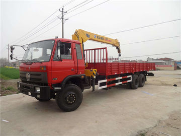 China Stabiele Dongfeng 6x4 10 Tonkraan Vrachtwagen/3 As Vrachtwagen voor Bouwmaterialen leverancier