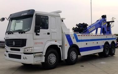 China Rijdt Vrachtwagen Op zwaar werk berekend Type 4 Assen 12 van het Howo8x4 371hp Wrecker Slepen 25 Ton leverancier