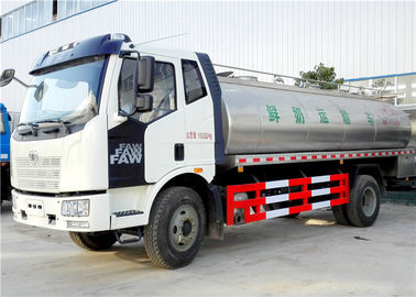 China FAW 4x2 6 rijdt de Vrachtwagen van het Melkvervoer, de Vrachtwagen 8000L van de Melktanker - 10000L leverancier