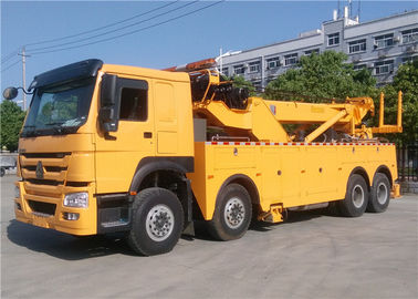 China De Speculant van HOWO 12 de Vrachtwagen van het 50 Tonslepen, 360 Graad die Flatbed Slepenvrachtwagen roteren leverancier