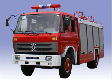 China Rode Kleur Brandbestrijdingsvrachtwagen 5000 Literwater en 1500 Literschuim met Hoge drukpomp leverancier