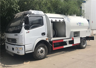 China 6m3 3 Ton 6000l-van Bobtaillpg de Vrachtwagen, Dongfeng 6 Wielenlpg die Automaatvrachtwagen vullen leverancier