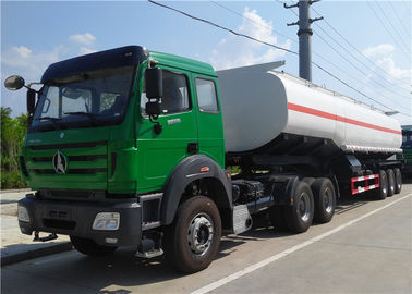 China Beibei/HOWO-Tractorvrachtwagen + 3 as 42000L 45000 L de Olietanker van 50000 L/De Aanhangwagen van de Brandstoftankwagen leverancier