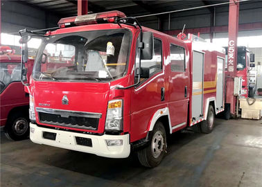 China SINOTRUCK waterschuim Brandbestrijdingsvrachtwagen, de Reddingsvoertuigen van HOWO 4x2 Brandbestrijdingsvrachtwagen leverancier