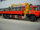 Stabiele Dongfeng 6x4 10 Tonkraan Vrachtwagen/3 As Vrachtwagen voor Bouwmaterialen leverancier