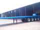 Container die 4 As Semi Aanhangwagen, 50 Ton 60 Ton 45 laden Flatbed Aanhangwagen van Voet/40 Voet leverancier
