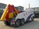 Rijdt Vrachtwagen Op zwaar werk berekend Type 4 Assen 12 van het Howo8x4 371hp Wrecker Slepen 25 Ton leverancier