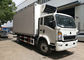 Sinotrukfaw 4X2 Kleine Gekoelde Vrachtwagen, 5T-Glasvezel Commerciële Gekoelde Vrachtwagens leverancier