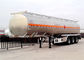 Van de de Brandstoftanker van de aluminiumlegering de Vrachtwagenaanhangwagen 3 de Aanhangwagen van de het Vervoertank van de As42000l 42cbm Olie leverancier