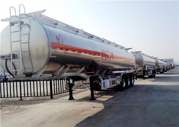 Van de de Brandstoftanker van de aluminiumlegering de Vrachtwagenaanhangwagen 3 de Aanhangwagen van de het Vervoertank van de As42000l 42cbm Olie