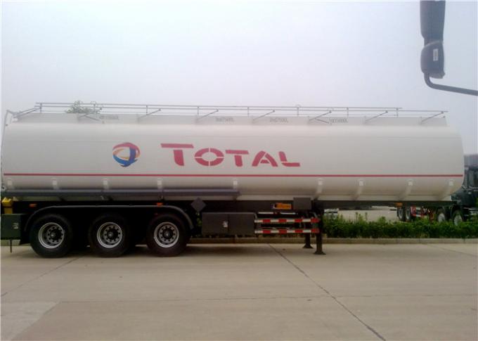 Op zwaar werk berekende 3 Semi Aanhangwagen 4 Compartimenten 45M3 van de As45000l Olietanker voor Vervoer van Olie