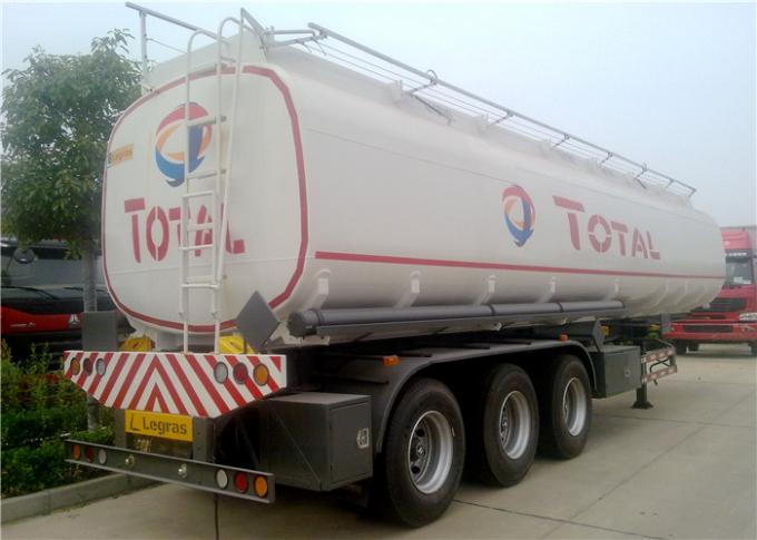 Op zwaar werk berekende 3 Semi Aanhangwagen 4 Compartimenten 45M3 van de As45000l Olietanker voor Vervoer van Olie