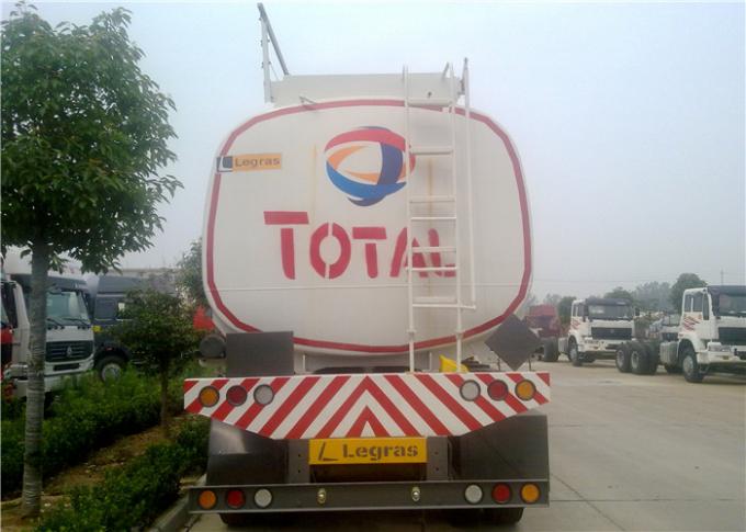 Op zwaar werk berekende 3 Semi Aanhangwagen 4 Compartimenten 45M3 van de As45000l Olietanker voor Vervoer van Olie