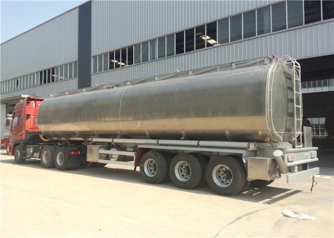Van de de Brandstoftanker van de aluminiumlegering de Vrachtwagenaanhangwagen 3 de Aanhangwagen van de het Vervoertank van de As42000l 42cbm Olie