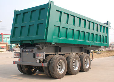 China 3 de Vrachtwagenaanhangwagen 26M3 van de asstortplaats - 30M3 45 die Tonkleur voor Mineraal wordt aangepast leverancier