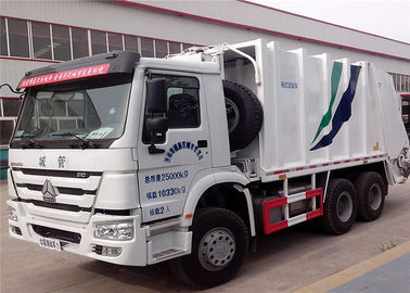 China Van de het Huisvuilpers van SINOTRUK HOWO 6X4 Vrachtwagen 16 cbm 10 Wielen voor Afval verzamelt leverancier