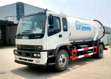 China Van de de Tankervrachtwagen van ISUZU 4x2 Aanhangwagen 6 Tankwagen van de Wielen8m3 8000L de Vacuümriolering leverancier