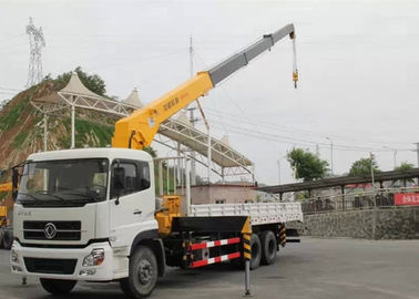 China Dongfeng LHD 6x4 de Vrachtwagen van de 15 Tonkraan, Mobiele Kraanvrachtwagen met Telescopische Boom leverancier