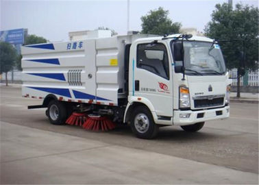 China Euro II van de de Assenstraatveger van RHD 2 de Vrachtwagenwater die de Natte Schoonmakende Machine van de Typestraat bewaren leverancier