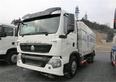China HOWO LHD 4000 l-de Vegervrachtwagen van de Vuilnisbakstraat, Natte Type van Weg het Schoonmakende Vrachtwagen/Droog Type leverancier