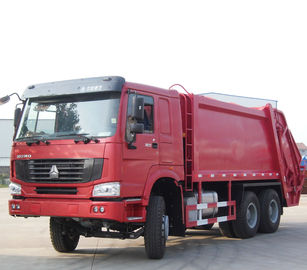 China De de Inzamelingsvrachtwagen van het Howoafval, 6 - 9 de Kubieke Vrachtwagen van de Vuilnispers voor Huisvuil verzamelt leverancier
