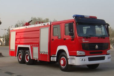 China Water en Schuim de Vrachtwagen van de Brandmotor, HOWO van de de Reddingsbrand van 290 PK de Zware Tank van het de Vrachtwagenwater leverancier