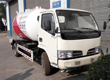 China 4x2 5M3 2,5 Ton van het de Vrachtwagen5000l het 2.5T Vloeibare Petroleumgas van Bobtaillpg Propaan leverancier