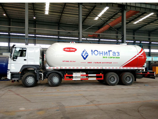 kopen De Tankervrachtwagen van Sinotrukhowo 35.5m3 LPG, LPG-de Vrachtwagen van de Gaslevering voor het Koken van Gas online vervaardiging