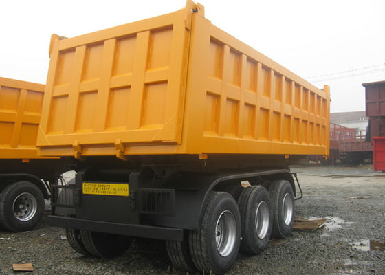 kopen 3 de Vrachtwagenaanhangwagen van de asstortplaats 20 Ton 30 Ton 40 ton 50 Ton voor Bouwmateriaal online vervaardiging