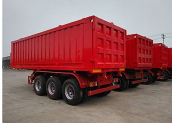 kopen 25CBM Aanhangwagen 3 van de stortplaatsvrachtwagen As Vrachtwagen van de de Kippers de Semi Aanhangwagen van de 45 Tonstortplaats voor Zand online vervaardiging