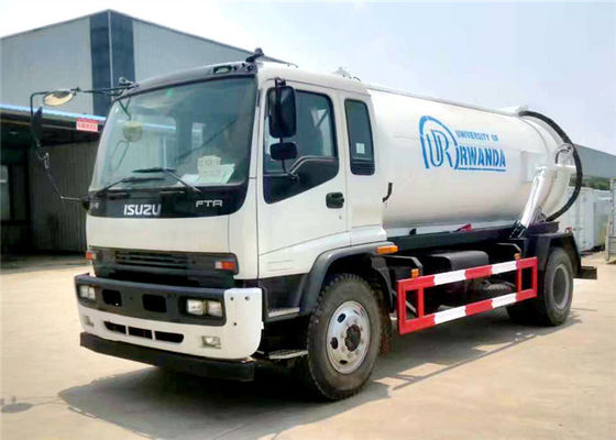 kopen Van de de Tankervrachtwagen van ISUZU 4x2 Aanhangwagen 6 Tankwagen van de Wielen8m3 8000L de Vacuümriolering online vervaardiging
