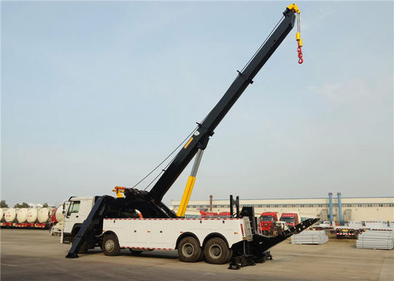 kopen De op zwaar werk berekende Wrecker-Slepenvrachtwagen 8x4 12 rijdt 371hp 50tons 50T voor Wegredding online vervaardiging