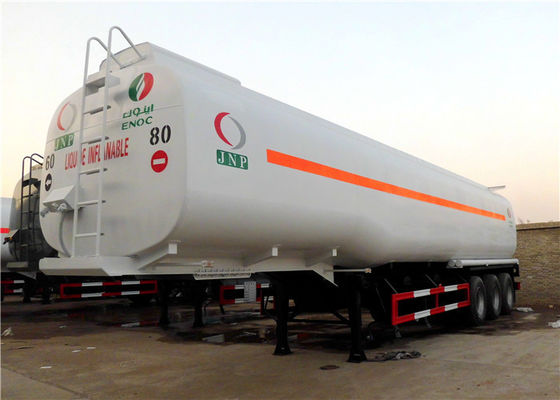 kopen 60M3 de Tanker Semi Aanhangwagen van het olievervoer, de Aanhangwagen Op zwaar werk berekende 3 As van de Brandstoftank 60000L online vervaardiging