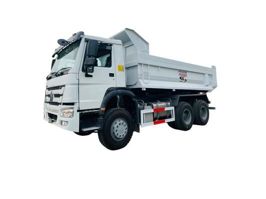kopen Op zwaar werk berekende de Stortplaatsvrachtwagen van HOWO 6x4, de Vorm van U van 18M3 20M3 30 Ton de Vrachtwagen van de 25 Tonstortplaats online vervaardiging