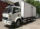 Foton 4x2 5 Ton koelde Doosbestelwagen, Freezer Box Van For Fruits/Groenten leverancier