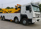 De professionele Wrecker-Slepenvrachtwagen 8x4 371hp 40T 12 rijdt 40 van de Commerciële Slepenton Vrachtwagen leverancier